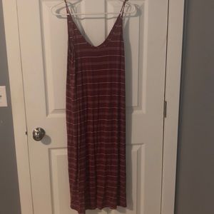 General Fawn full length dress